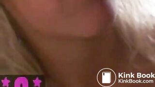 Sucking a brown turd