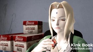 Lady Tsunade too much pizza