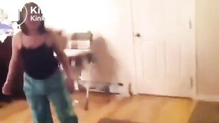 Girl fart accident shat