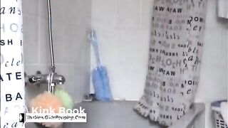 pretty girl shitting nice huge turd