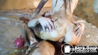 Horny couple scat and puke