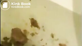 Young Girl In Poo & Piss Bath
