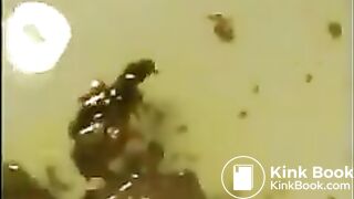 Young Girl In Poo & Piss Bath