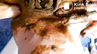 DIldo and scat pantie play