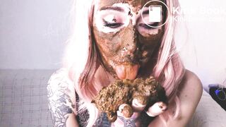 pretty scat-girl and husband, full HD