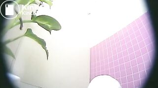 Japanese JKs pee and poo in toilet 2