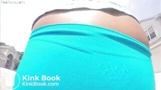 Bike ride panty poop