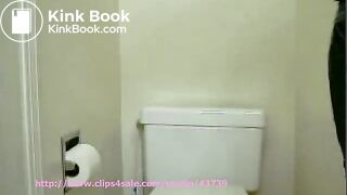 Woman pooping with her dog