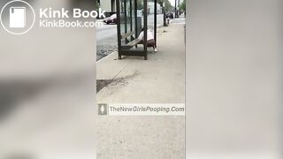 Bus stop drop