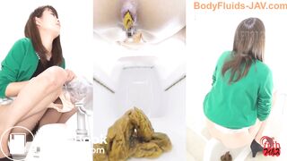 Japanese pooping in toilet collection - video 2