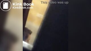 girl cleaning her butt