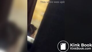 girl cleaning her butt