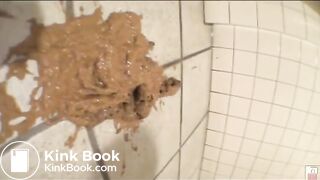 Jap Restroom floor scat