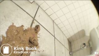 Jap Restroom floor scat