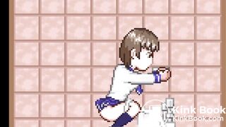 The ninja who peeps out 2（squat toilet｛side｝）