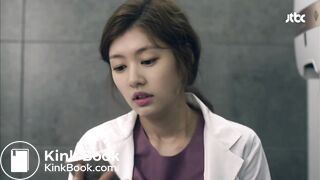 Korean girl in the man's toilet 2