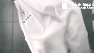 Korean girl in the man's toilet 2