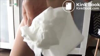 cute and sexy Italian girl poops - video 2