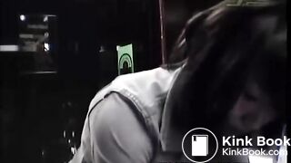 Asian girls pooping in washroom