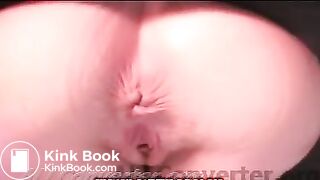 woman pooping at close perspective