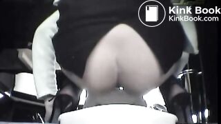 Asian restaurant washroom (turn down the sound)