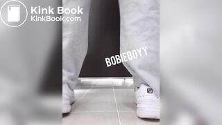 Korean Guy Taking a Shit on the Floor