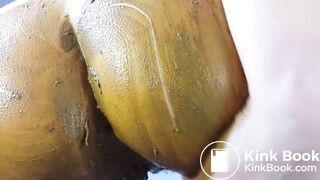 Fucking Her Shitty Ass With A Banana - Scat.World