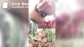 Snow Milf Shitting 2