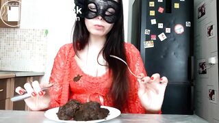 Girl With Mouthful Of Shit