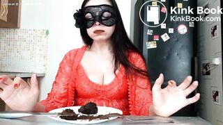 Girl With Mouthful Of Shit