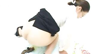 Japanese in glasses scat