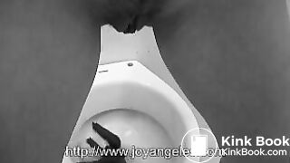 Brunette poops - video 2