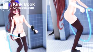 anime girl enema and pooping