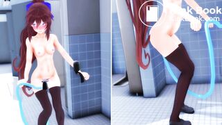 anime girl enema and pooping