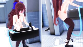 anime girl enema and pooping