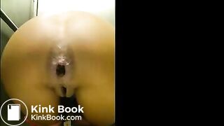 woman pooping in toilet - video 25