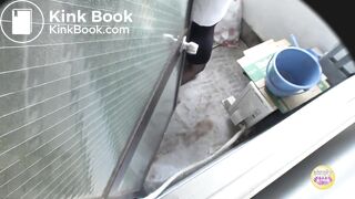 Japanese Girls Poop on Balcony 2/3