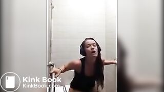 Serenity ... pooping in public toilet