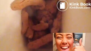 sexy girls proudly display their poop as artwork