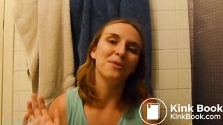 sexy and cute girl shitting