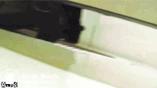 Chinese girl pooping 01