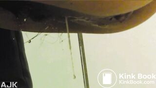 Chinese girl pooping 01