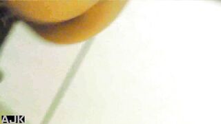 Chinese girl pooping 01