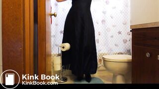 Blue Dress with boots