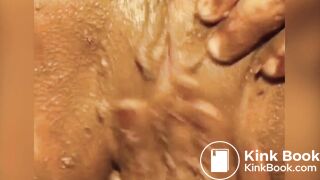 Hot Slut smears her sexy ass and body with her own shit.