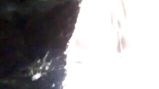 Pornera in an outdoor toilet