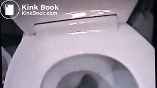 woman shitting out a big log