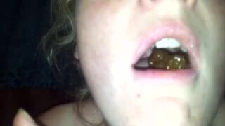 TEEN SCAT 02: Blonde Eats Boyfriends Shit