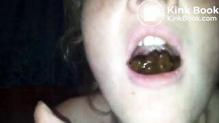 TEEN SCAT 02: Blonde Eats Boyfriends Shit