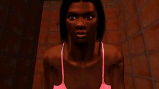 Shrunken Man Down The Toilet